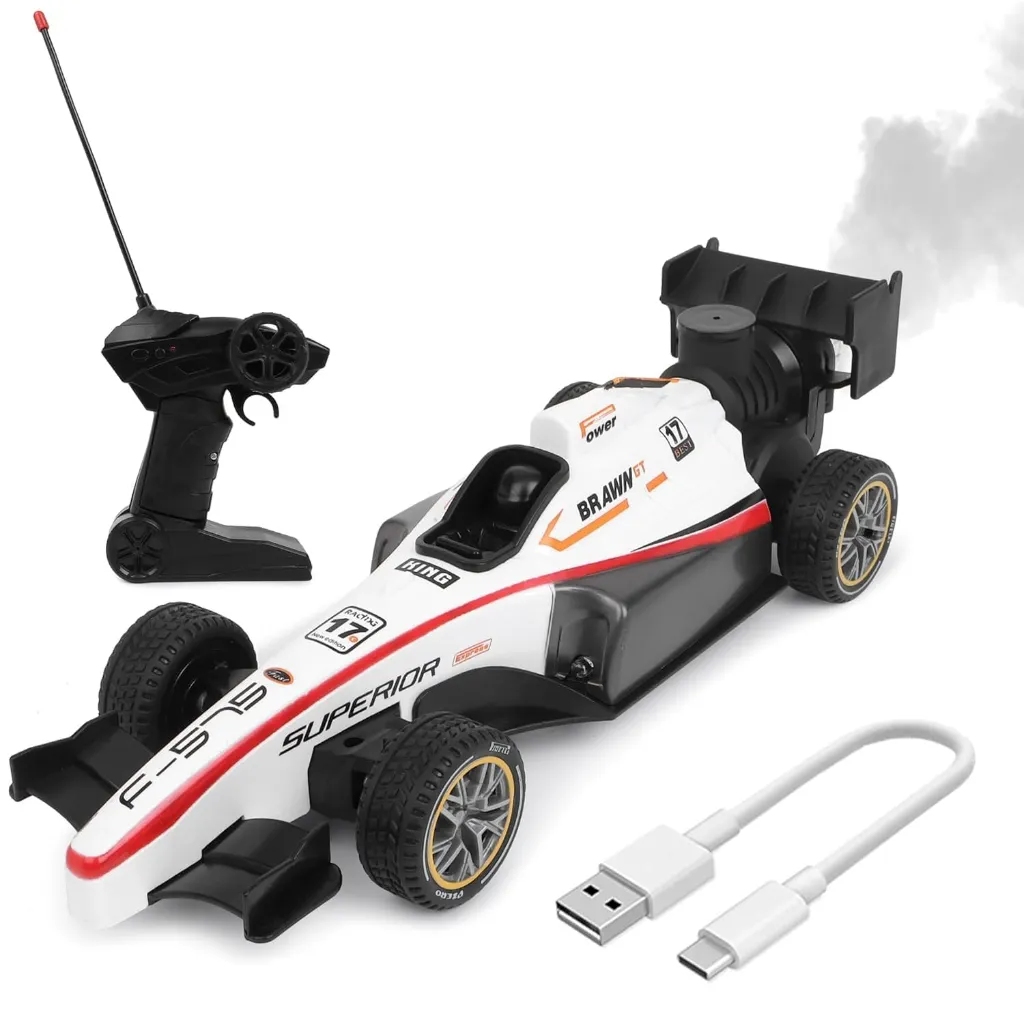 One Price Hub-Speed Radio Control Fast R/C Formula Car with Spray Light – High-Speed Remote Control Racing Car for Kids & Adults