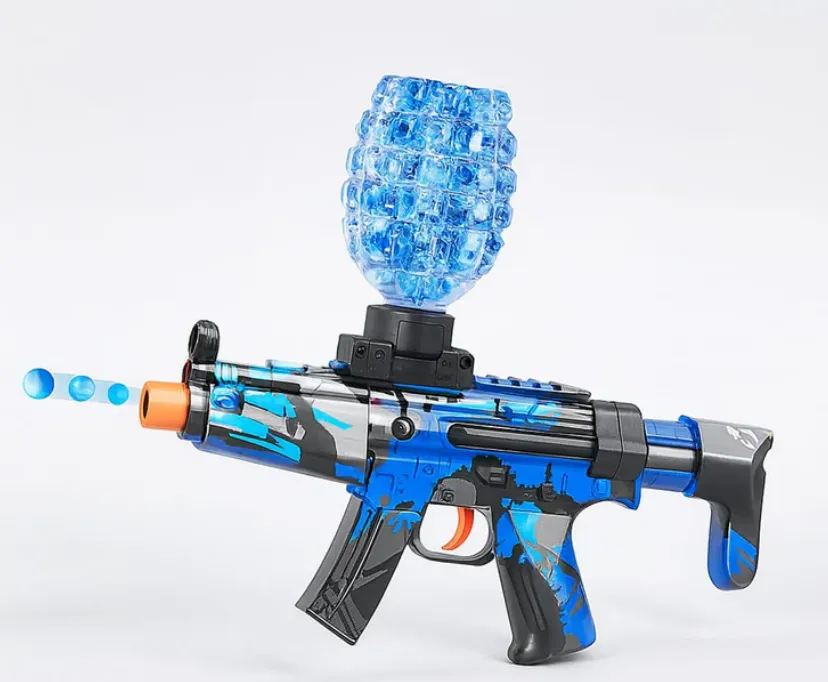 One Price Hub®Gel Ball Blaster Blue – Automatic Orby Gel Gun with High Power Shooting, Ideal for Outdoor Battles, Team Games & Christmas, Halloween, Birthdays Gifts for Ages 14+